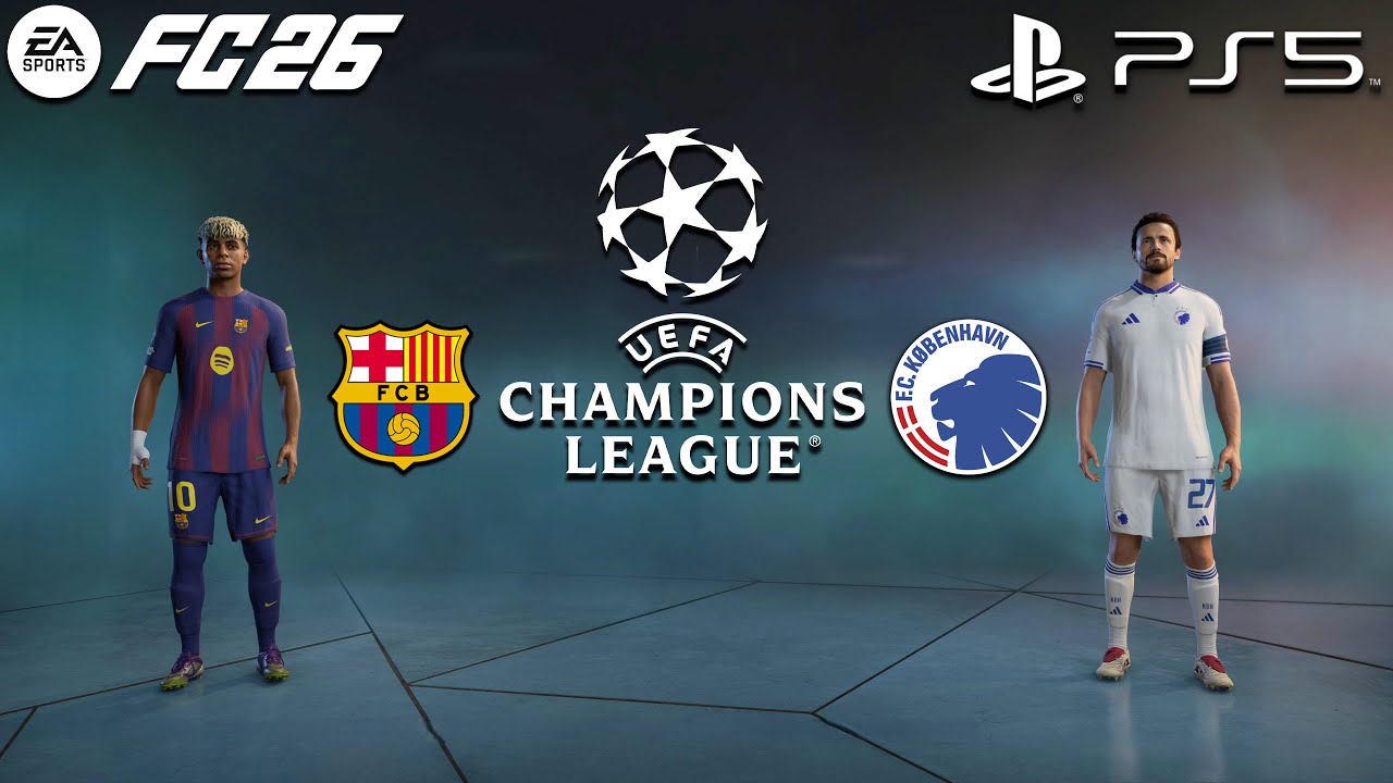 EA SPORTS FC 26 MATCHDAY | Barcelona vs FC Copenhagen | Gameplay PS5™