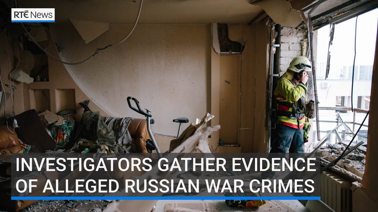 Ukrainian investigators gather evidence of alleged Russian war crimes
