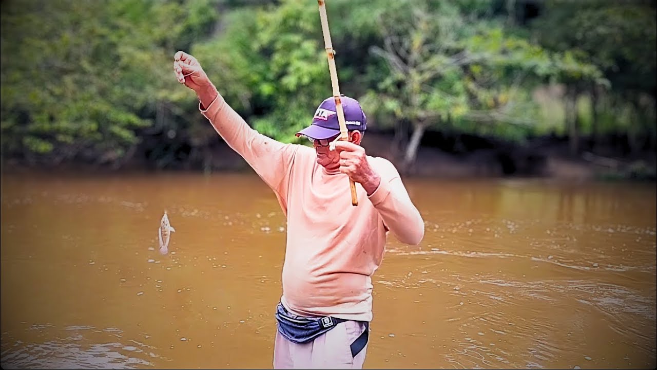 Só na Varinha de Bambu: Peguei Piau, Cará e Até Chateira!