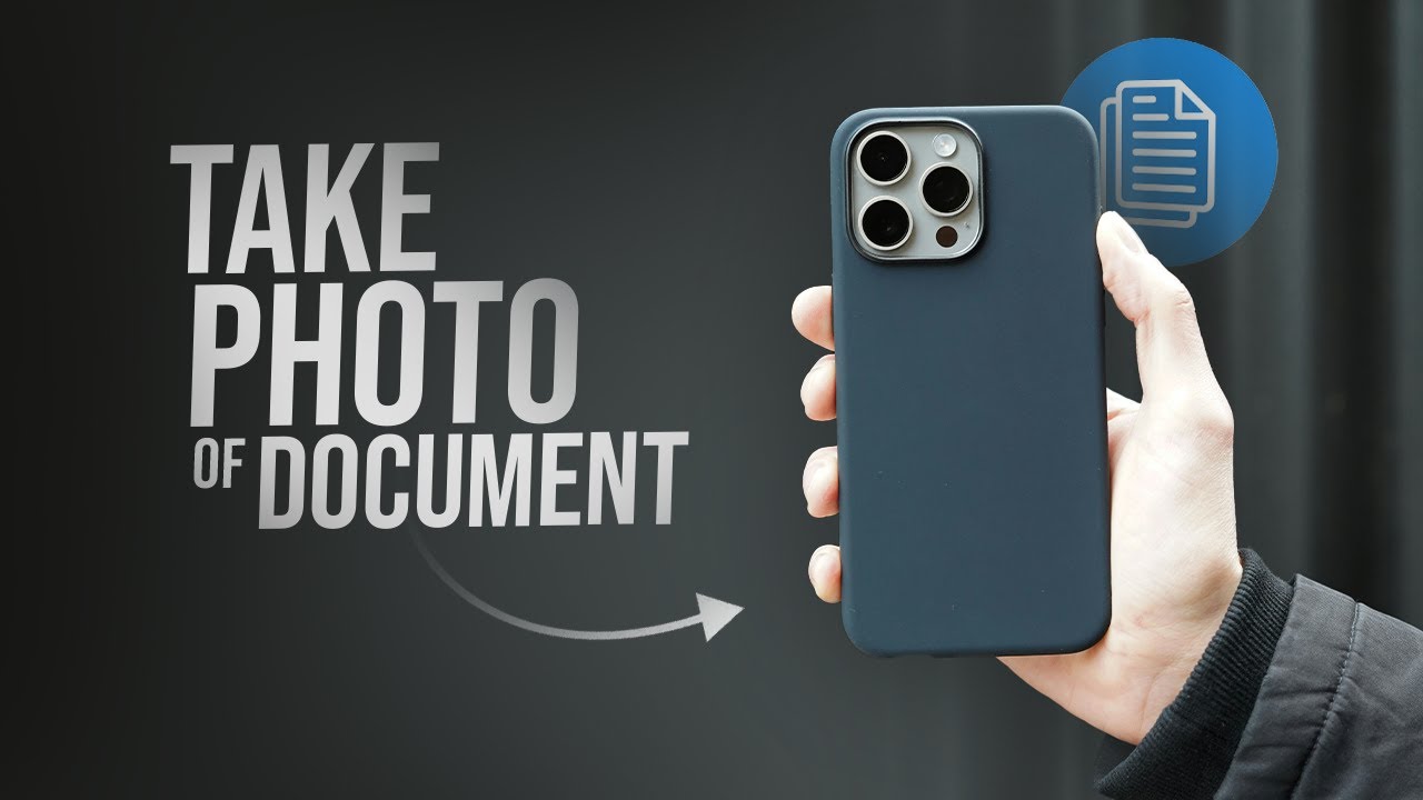 How to Take a Photo of a Document on iPhone (tutorial)