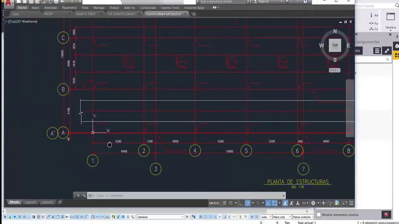 Tekla Structures N°1_Primeros pasos  Importar CAD a TEKLA