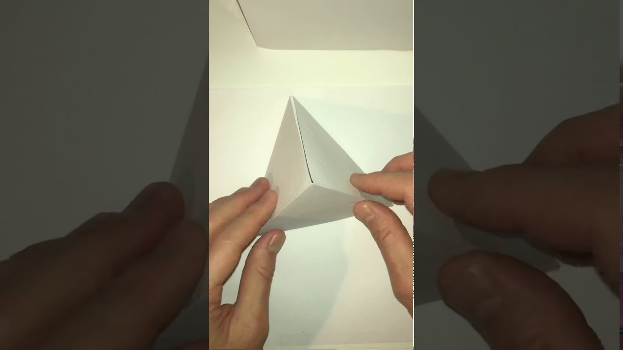 Tetraeder (Pyramide) falten