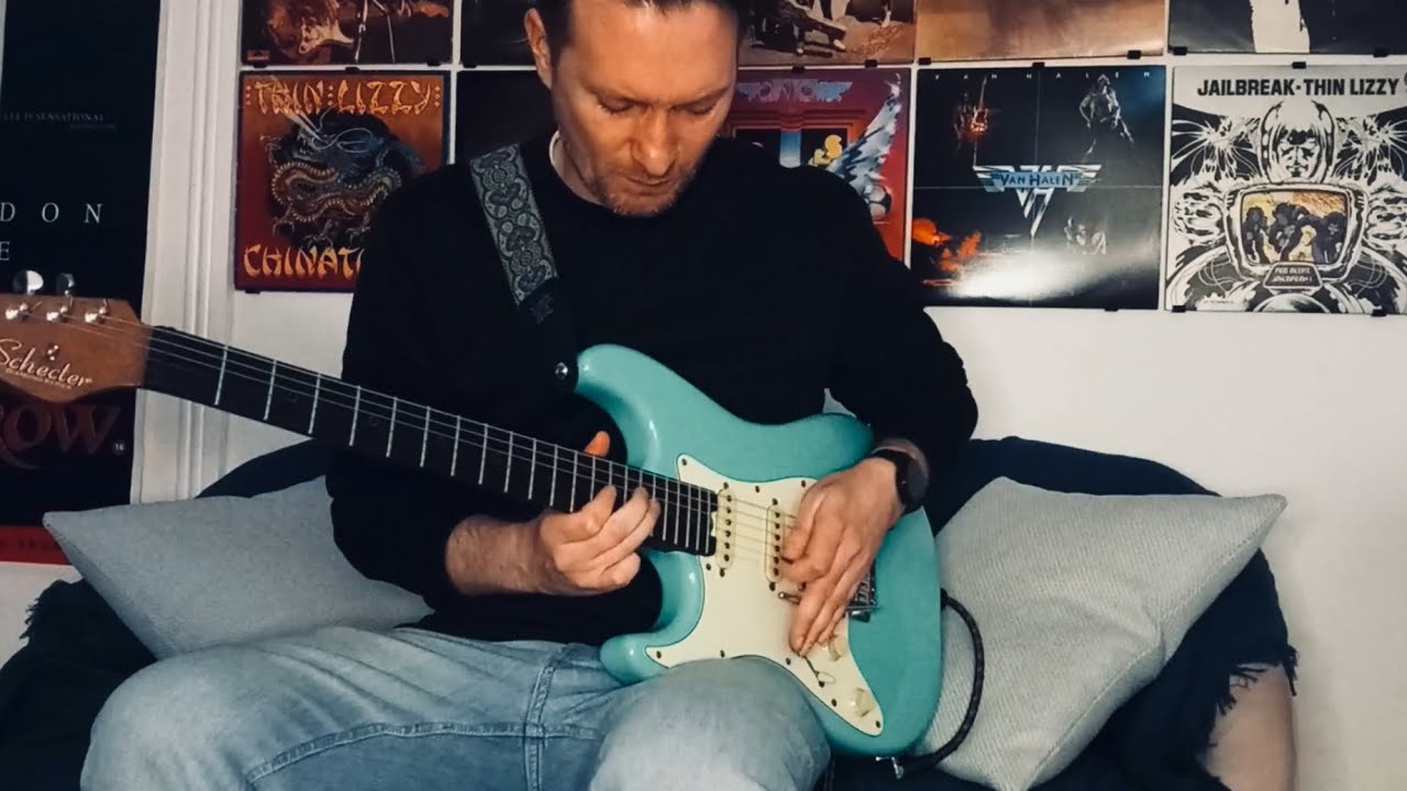 Gary Moore - Empty Rooms (Live in Stockholm 1987) Outro Solo Cover