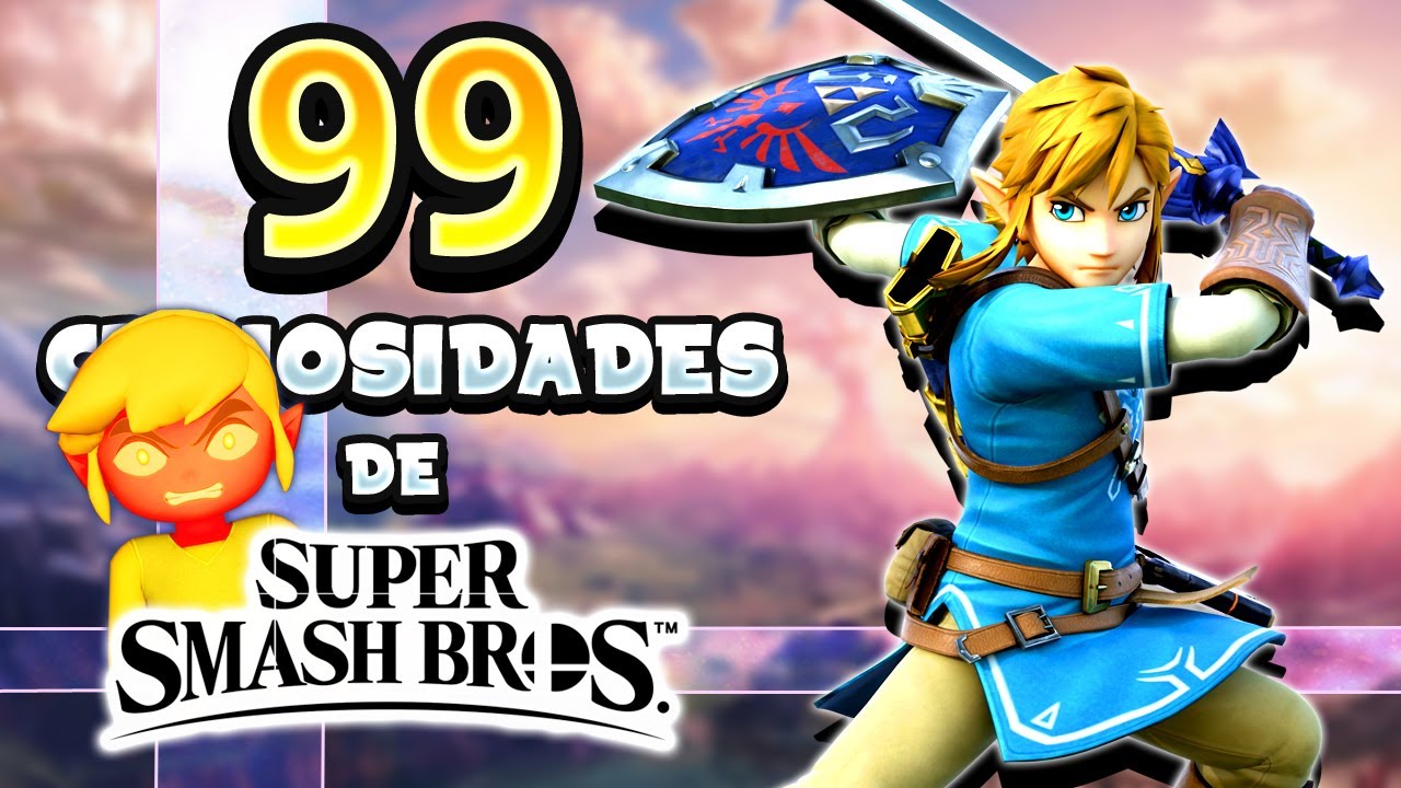 99 CURIOSIDADES BRUTALES de LINK en SUPER SMASH BROS