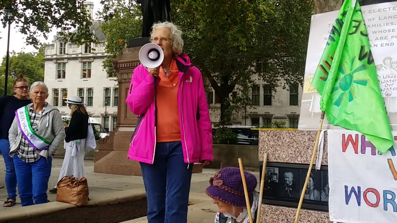 Ruth London, Fuel Poverty Action at #100Women 20180912 145806