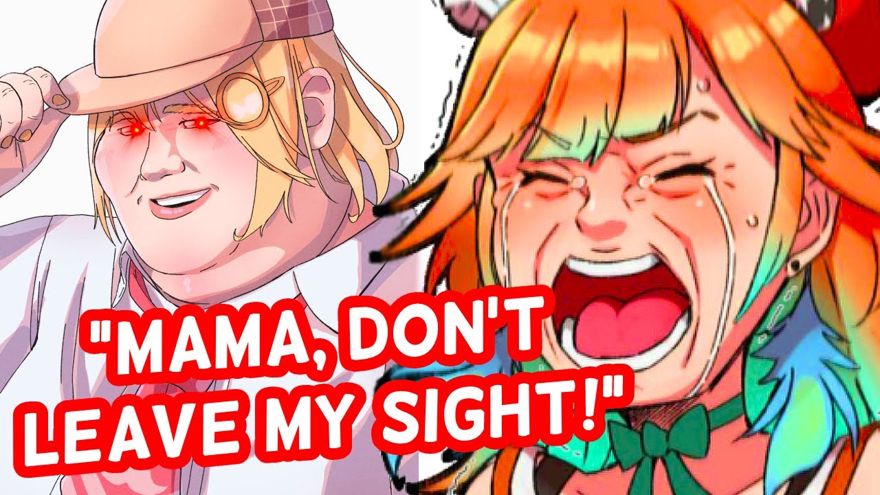 Ame Meets Kiara's IRL Mama and Immediately Starts Flirting | HololiveEN Clips