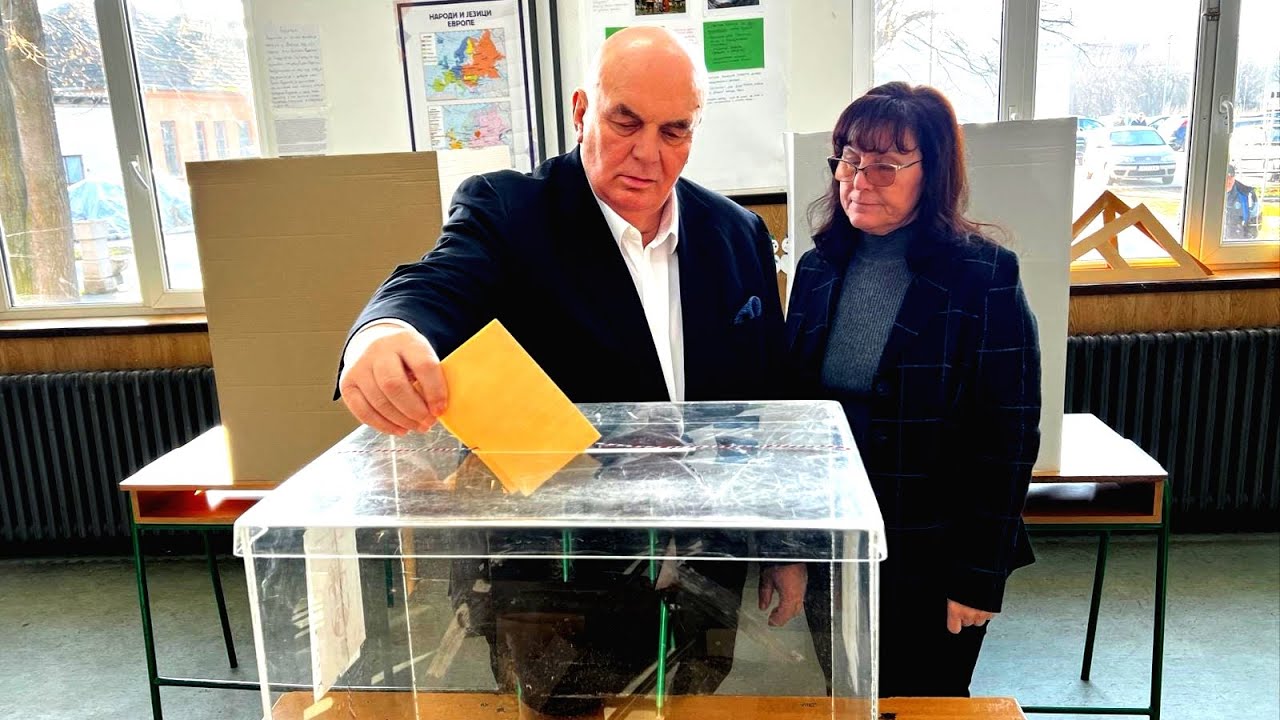 Info - Dragan Marković Palma glasao u Končarevu (TV KCN 17.12.2023)