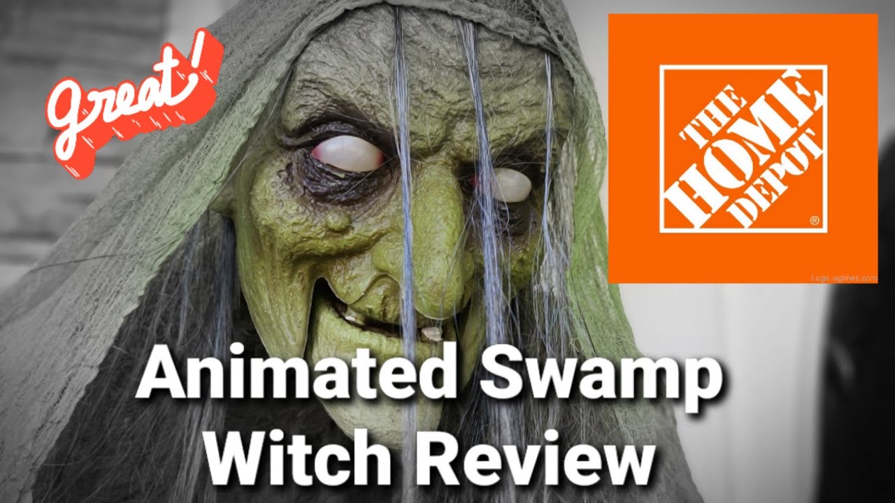 Home Depots Animated Swamp Witch Unboxing And Review