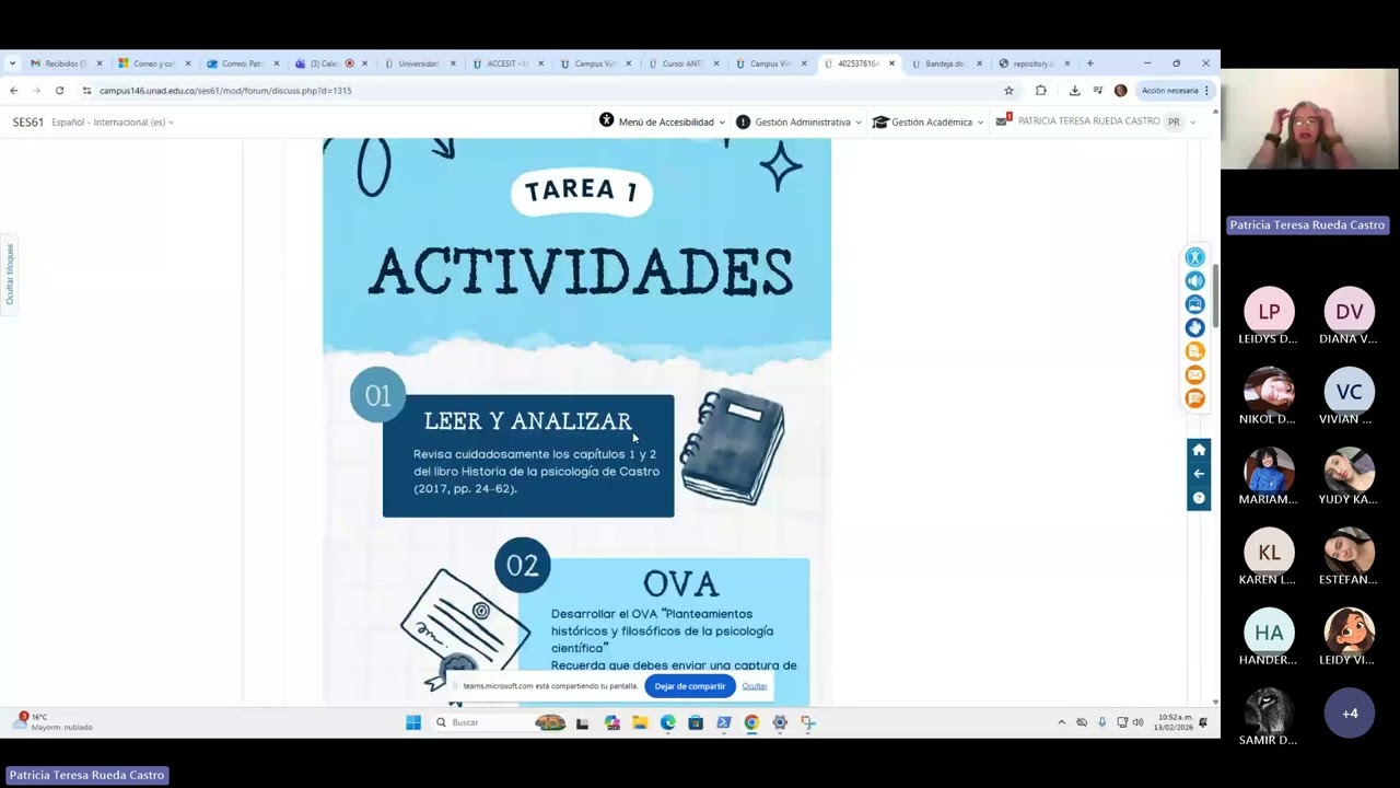 REUNIÓN ACLARACIÓN DE DUDAS TAREA 1 Y OTROS 20260213 103959 Grabación de la reunión