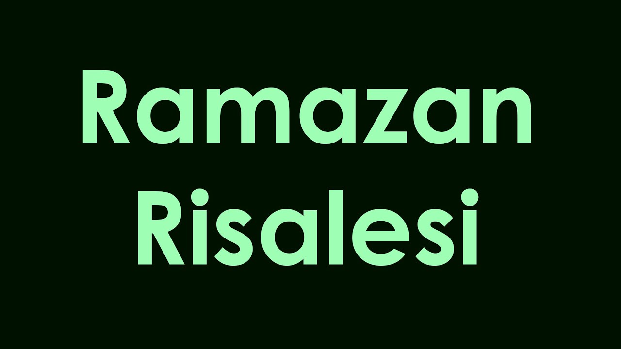 Ramazan Risalesi