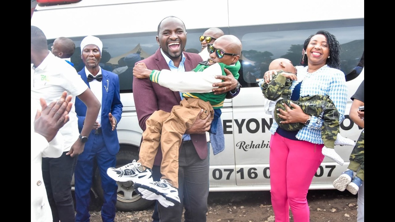 THIS WAS BEYOND LOVE FROM JEREMY DAMARIS DURING 5 DISABLED KIDS AT NGASHURA NAKURU