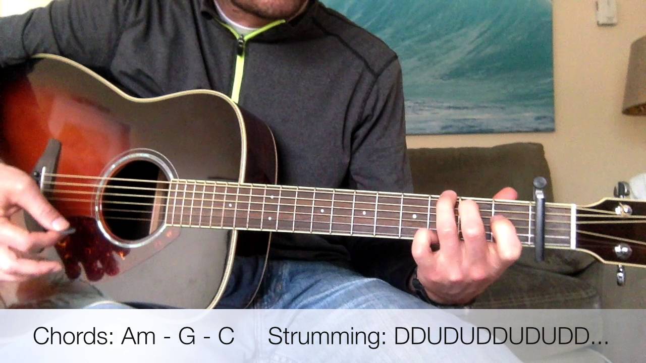 Vance Joy - Riptide Acoustic Guitar Lesson