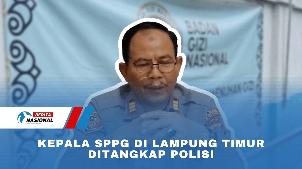 Kepala SPPG Di Lampung Timur Ditangkap Polisi