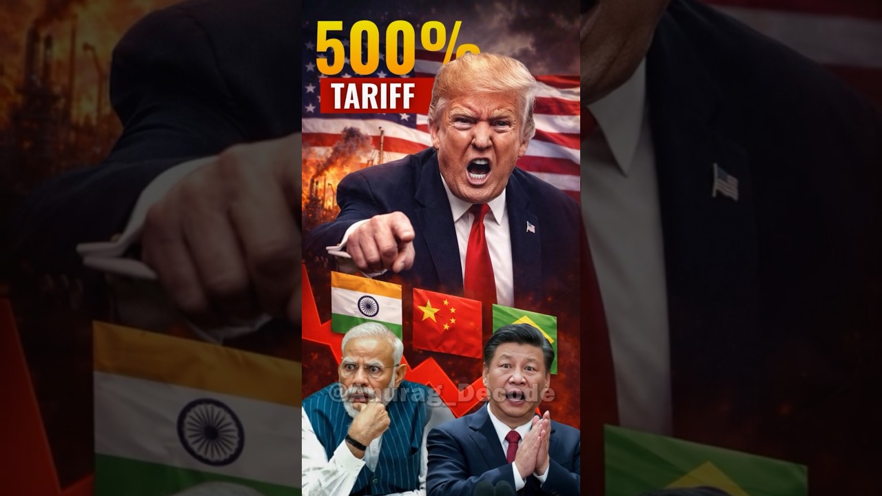 US की 500% Tariff Warning | Trump’s 500% Tariff Explained | 