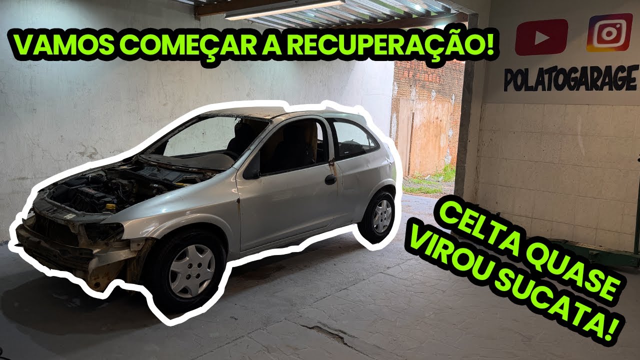 COMEÇAMOS A REFORMA DO CELTA ABANDONADO POR 6 ANOS! | TUDO PODRE!