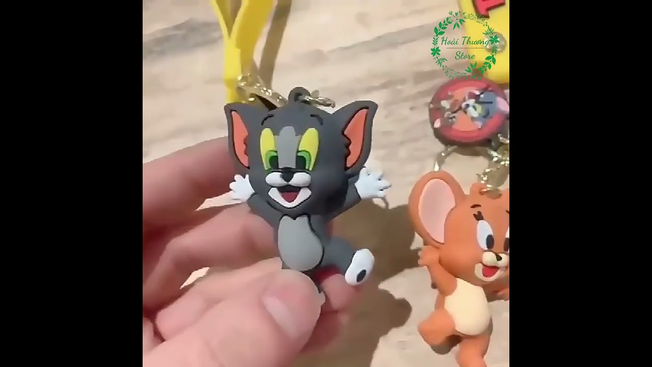 [Mới] m&oacute;c kh&oacute;a Tom v&agrave; Jerry si&ecirc;u dễ thương cho cặp đ&ocirc;i