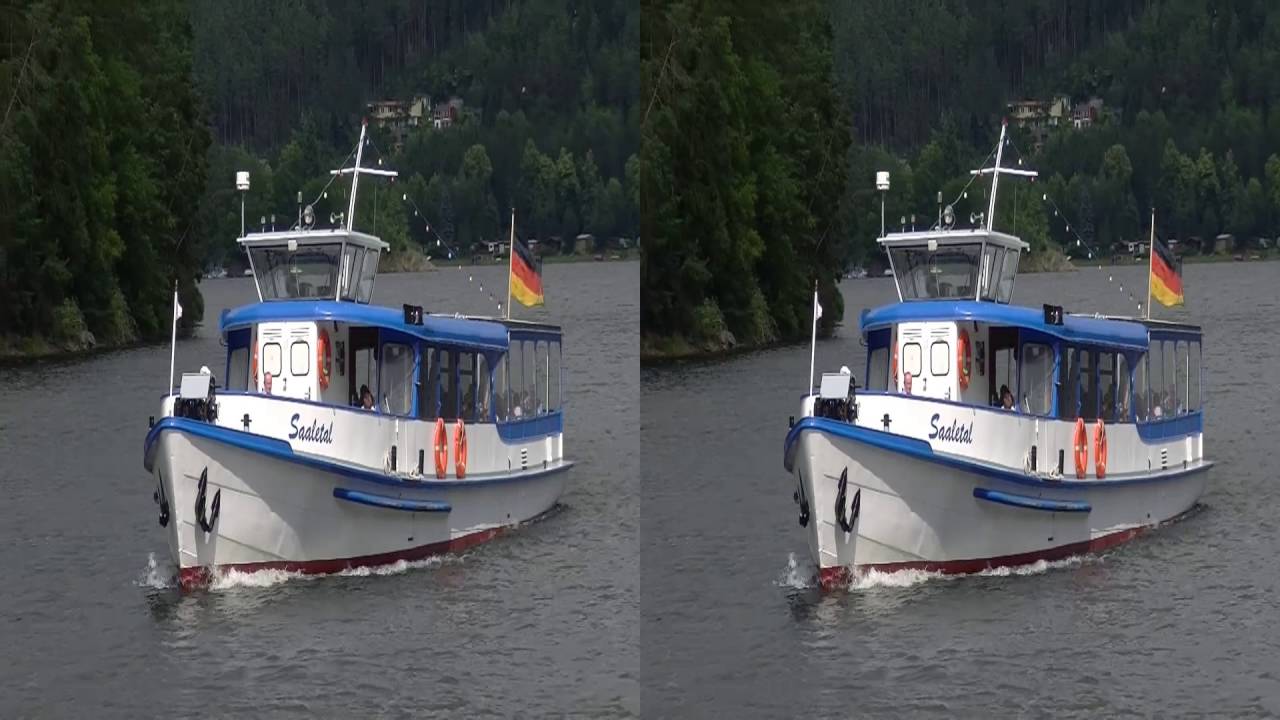Hohenwarte Stausee, Thüringen 3D
