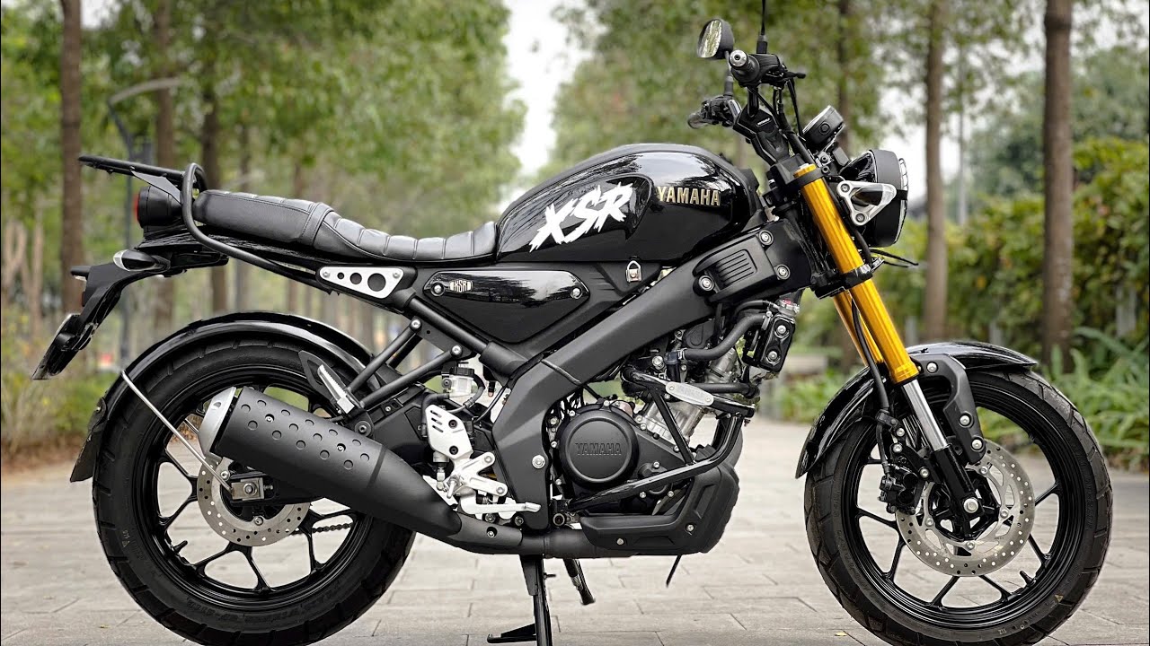 BÁN SIÊU PHẨM YAMAHA XSR 155 ĐI 370KM SIÊU LƯỚT, ĐỘ FULL ĐỒ CHƠI l XSR 155 MUA MỚI ĐỘ 4 MÓN PHỤ KIỆN