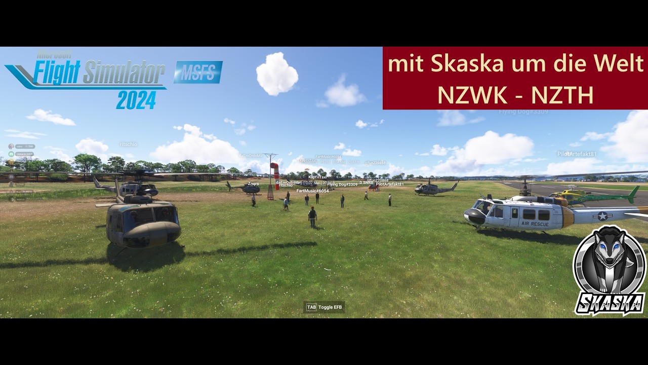 Microsoft Flight Simulator 2024!  - Mit Skaska um die Welt- Weiter mit dem Huey - Weltumrundung 153