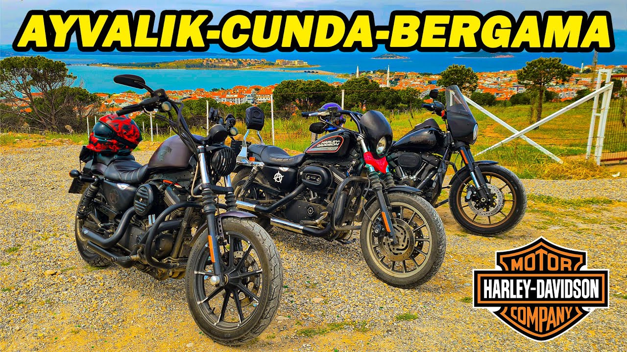 MOTOSİKLETLE AYVALIK - CUNDA - BERGAMA | HARLEY DAVIDSON SOFTAIL LOW RIDER S | IRONMANMOTO