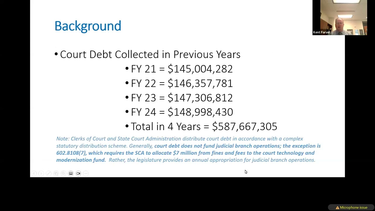Court Debt Distributions Webinar - December 12, 2024