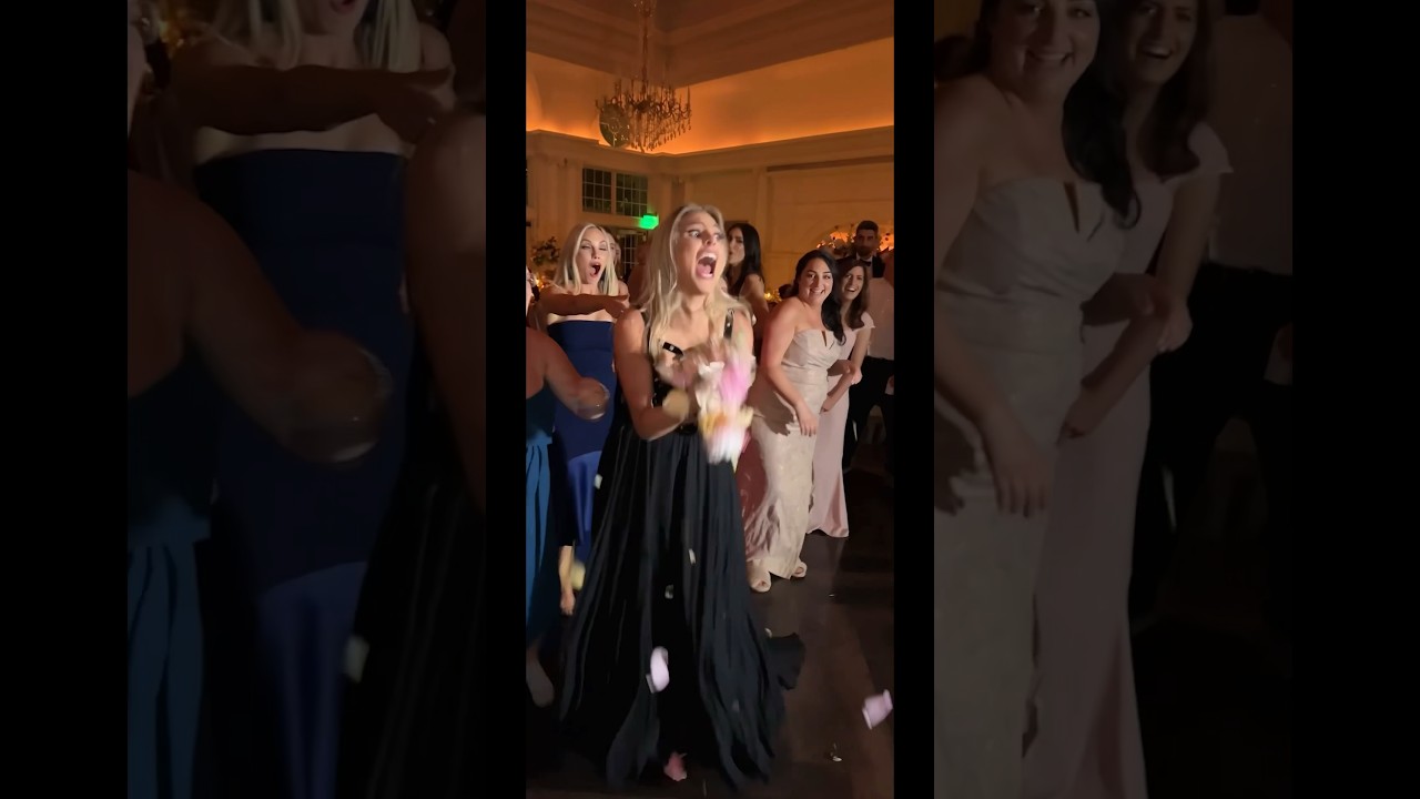 There are two types of girls at weddings 💒🤣 #lelepons #hannahstocking #funny #wedding #shorts