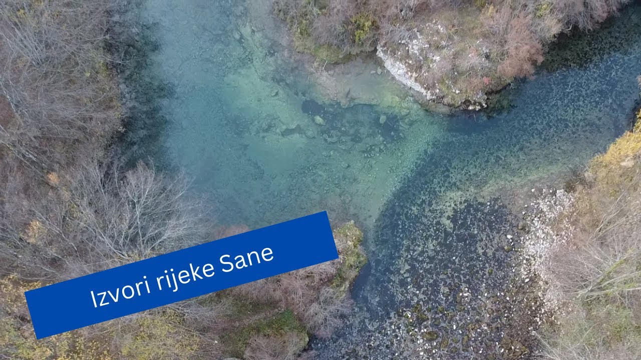 Izvori rijeke Sane i panorama dronom