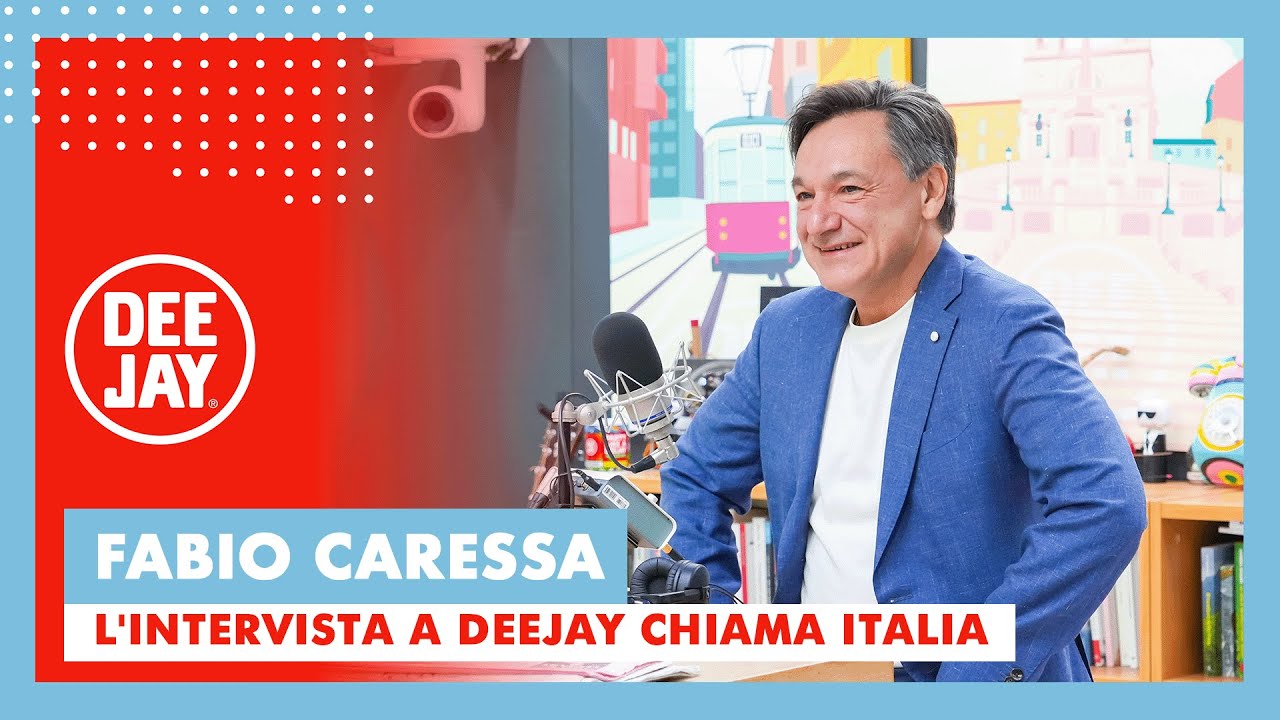 Fabio Caressa a Deejay Chiama Italia con il programma 