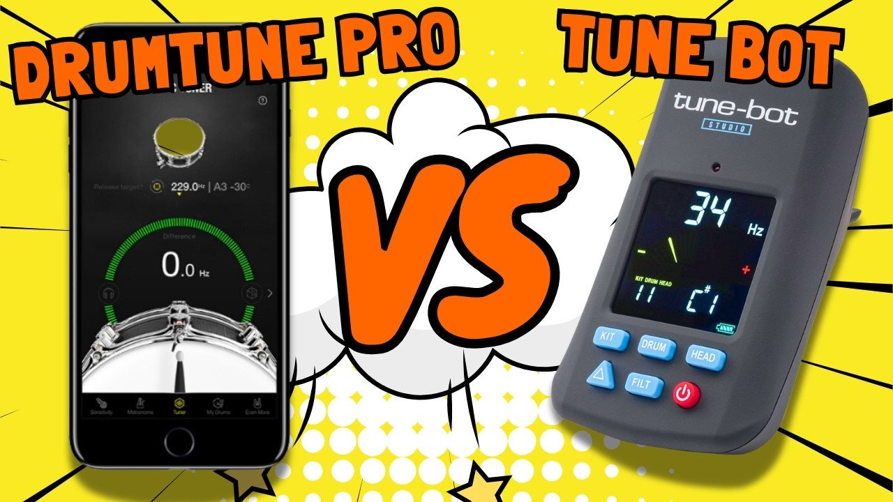 MEJOR Afinador de BATERÍAS! Tune Bot VS Drumtune Pro.