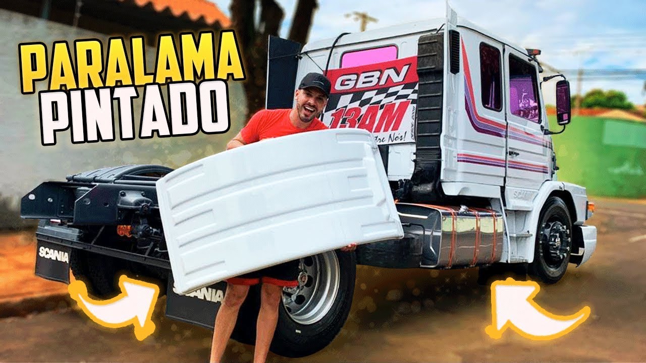 PINTEI OS NOVOS PARALAMAS DA SCANIA 😍 PROJETO 112