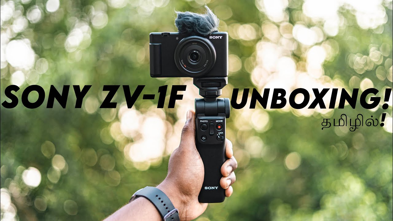 Cheap & Best 4k Camera for Vloggers & Youtubers😍? - Sony ZV-1F &  Vlogging Grip Unboxing in Tamil!