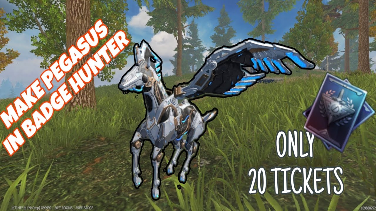 CAN MAKE PEGASUS IN BADGE HUNTER MODES || LAST ISLAND OF SURVIVAL