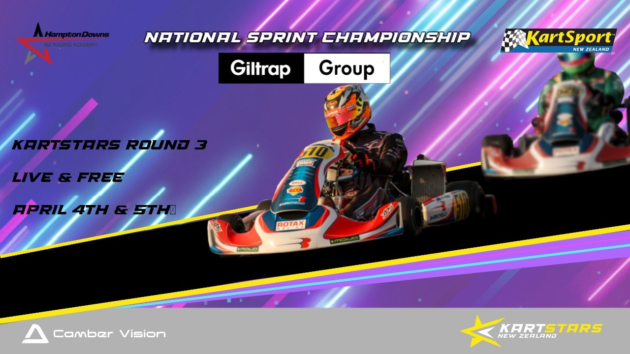 Day 2 | Round 3 2026 Hampton Downs NZ Racing Academy KartStars | National Sprint Championships