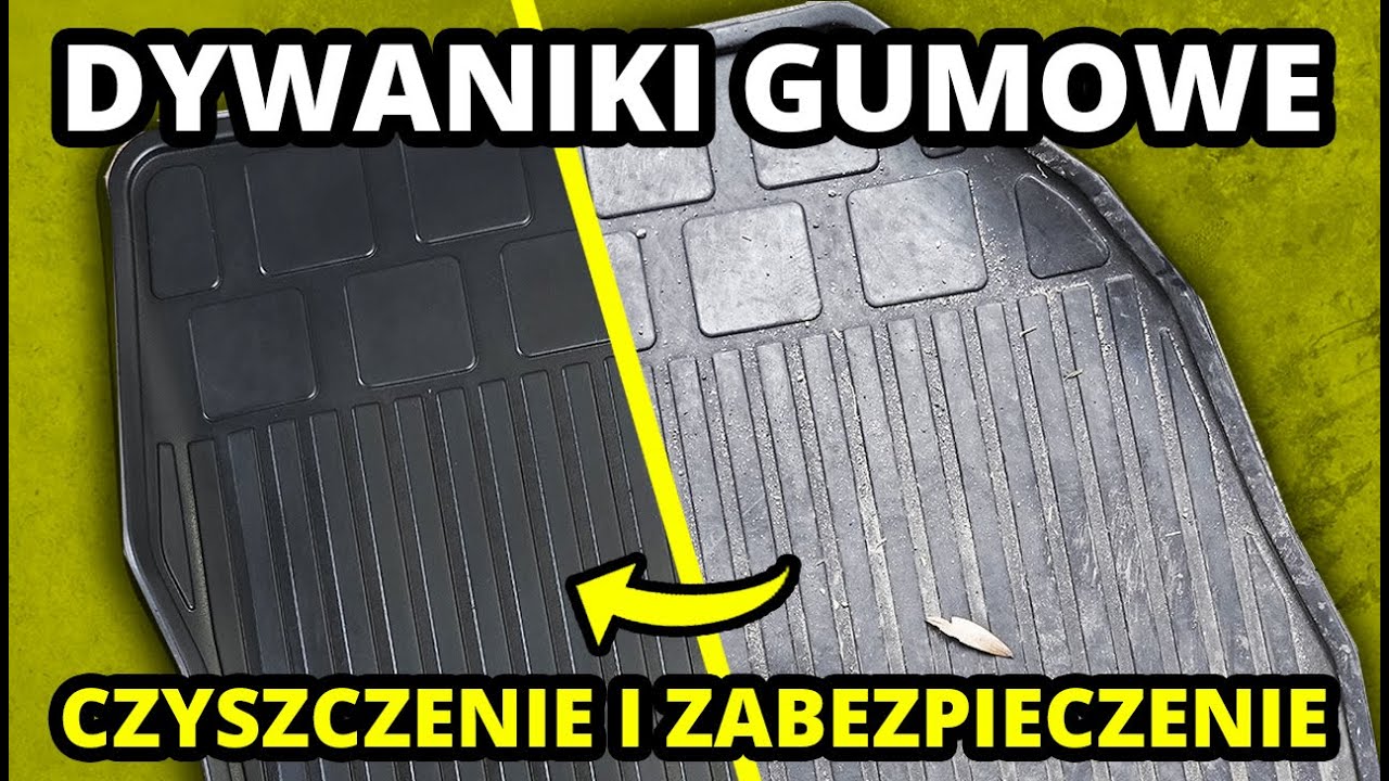 JAK WYCZYŚCIĆ I ZABEZPIECZYĆ DYWANIKI GUMOWE w Samochodzie ??