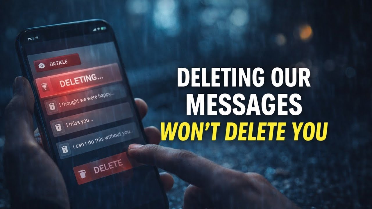 deleting our messages didn’t delete you (sad song)