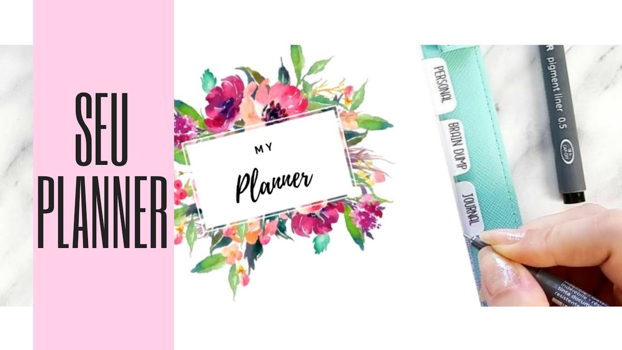 #DIY COMO FAZER SEU PLANNER EM CASA - MONTE SEU PLANNER #pinterest