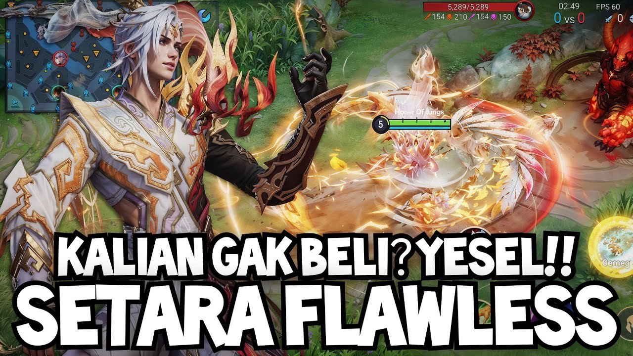 SKIN PERUSAK HARGA KARENA SANGAT MURAH TAPI EFFECT SETARA FLAWLESS HONOR OF KINGS GLOBAL