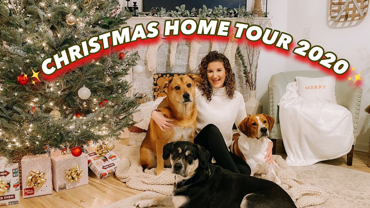 CHRISTMAS HOME TOUR 2020 | KALEIGH STEVENS | FARMHOUSE COZY WINTER WONDERLAND