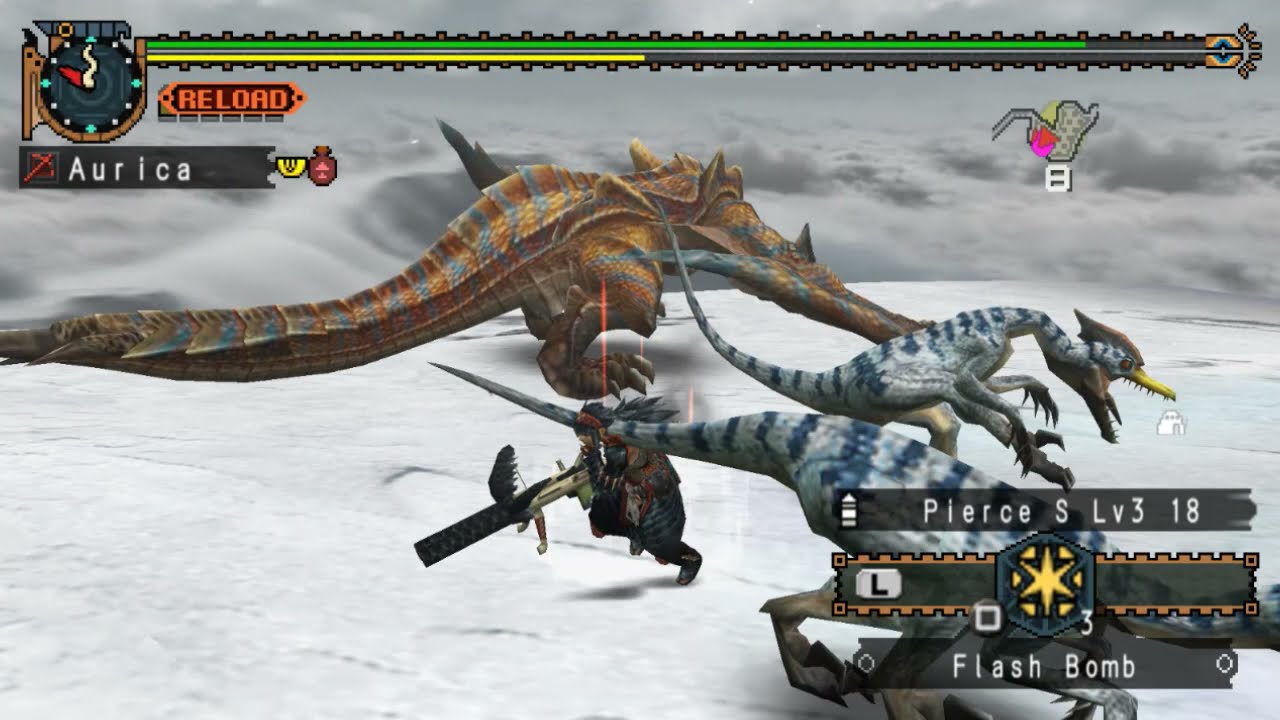 Monster Hunter Freedom Unite (MHFU) - Tigrex LBG