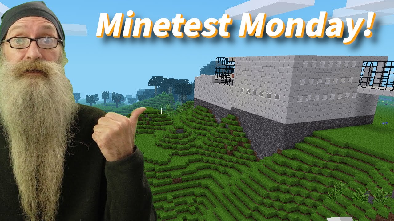 Minetest Monday!!  Year End Finale...  last minetest video anyway...  ASMR Bill MaxVoxPax