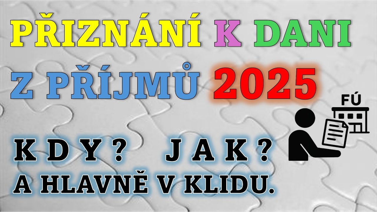 PŘIZNÁNÍ K DANI Z PŘÍJMŮ💸  ZA ROK 2025. KDY A JAK PODAT❓ [ÚČETNICTVÍ - otázky] #praktickeucetnictvi