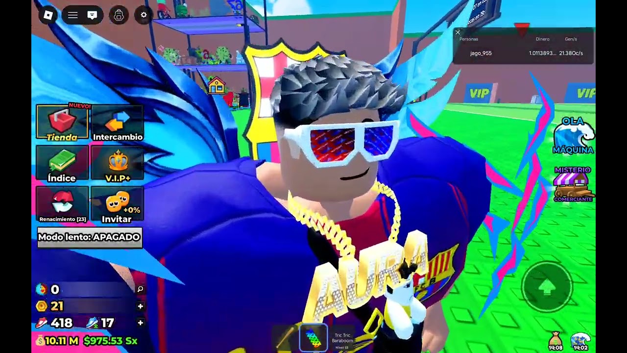 Admin abuse  de escapa del tsunami  por brainrots