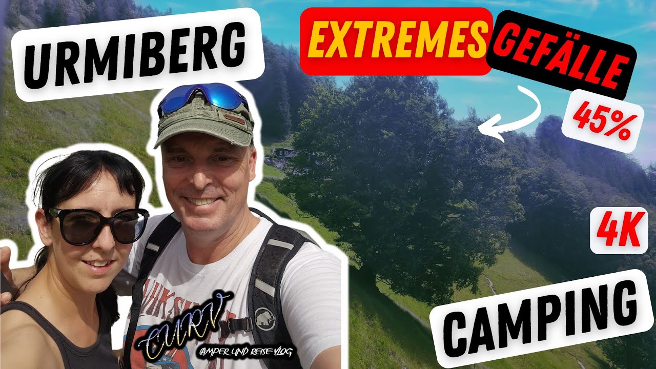Camping Urmiberg extremes Gefälle 45% mega Muskelkater, Restaurant Urmiberg,  #camping   #brunnen