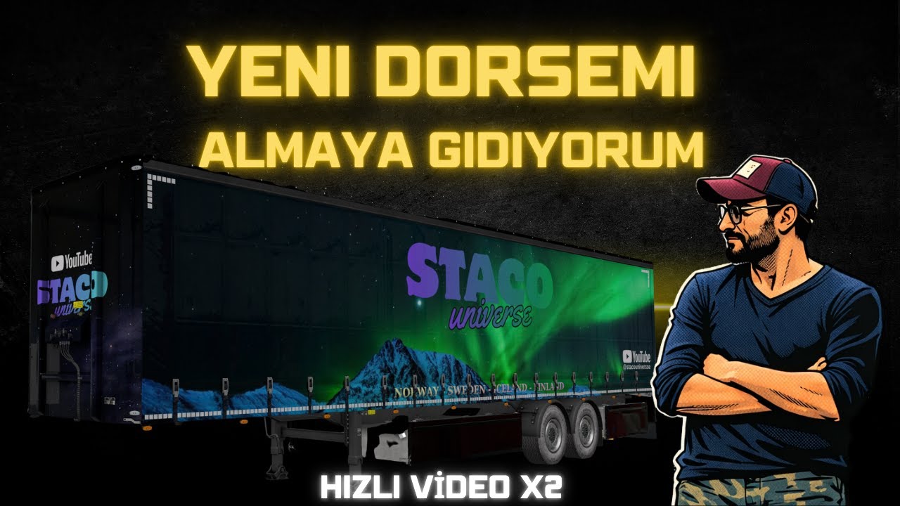 YENİ DORSEMİ ALMAYA GİDİYORUM ETS2 #ets2 #eurotrucksimulator2