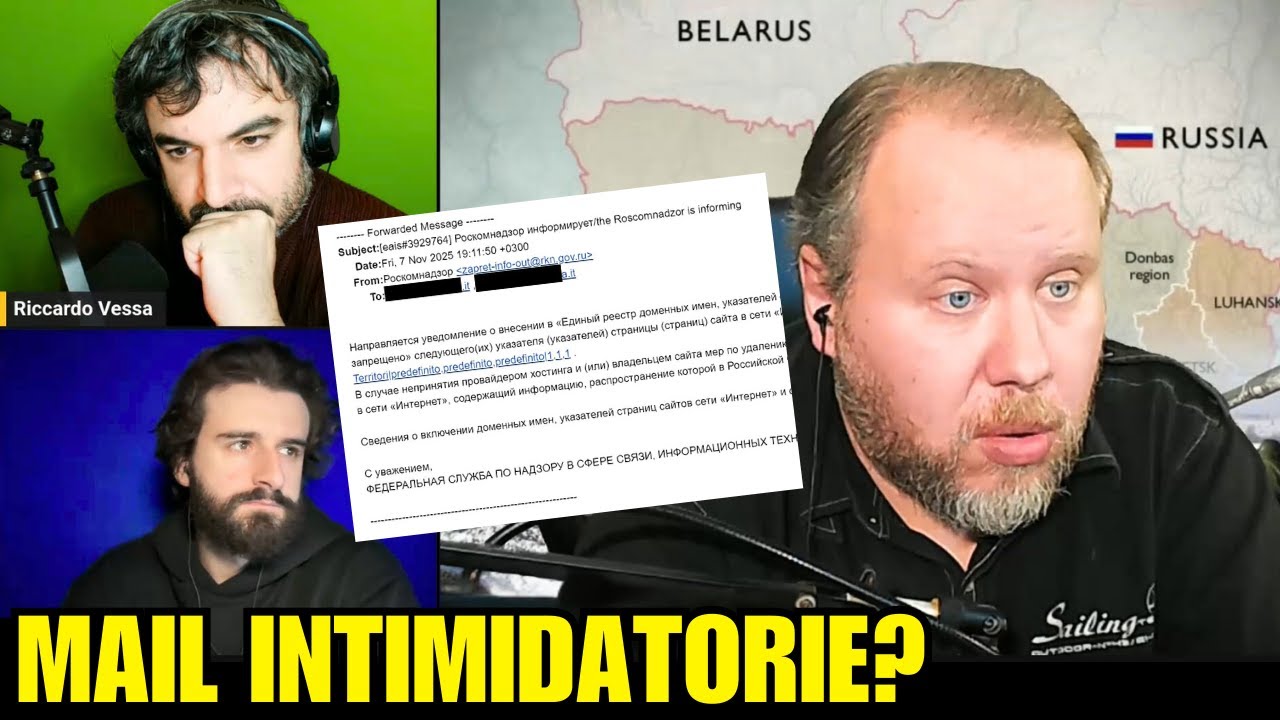 Parabellum ci parla delle mail intimidatorie dalla Russia e di altre cose piacevoli, tipo la guerra