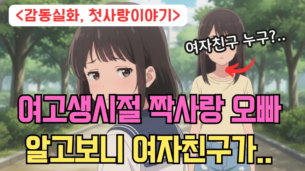 감동실화, 첫사랑이야기. 고딩시절 짝사랑에게 손편지(러브래터)) 보냈는데..