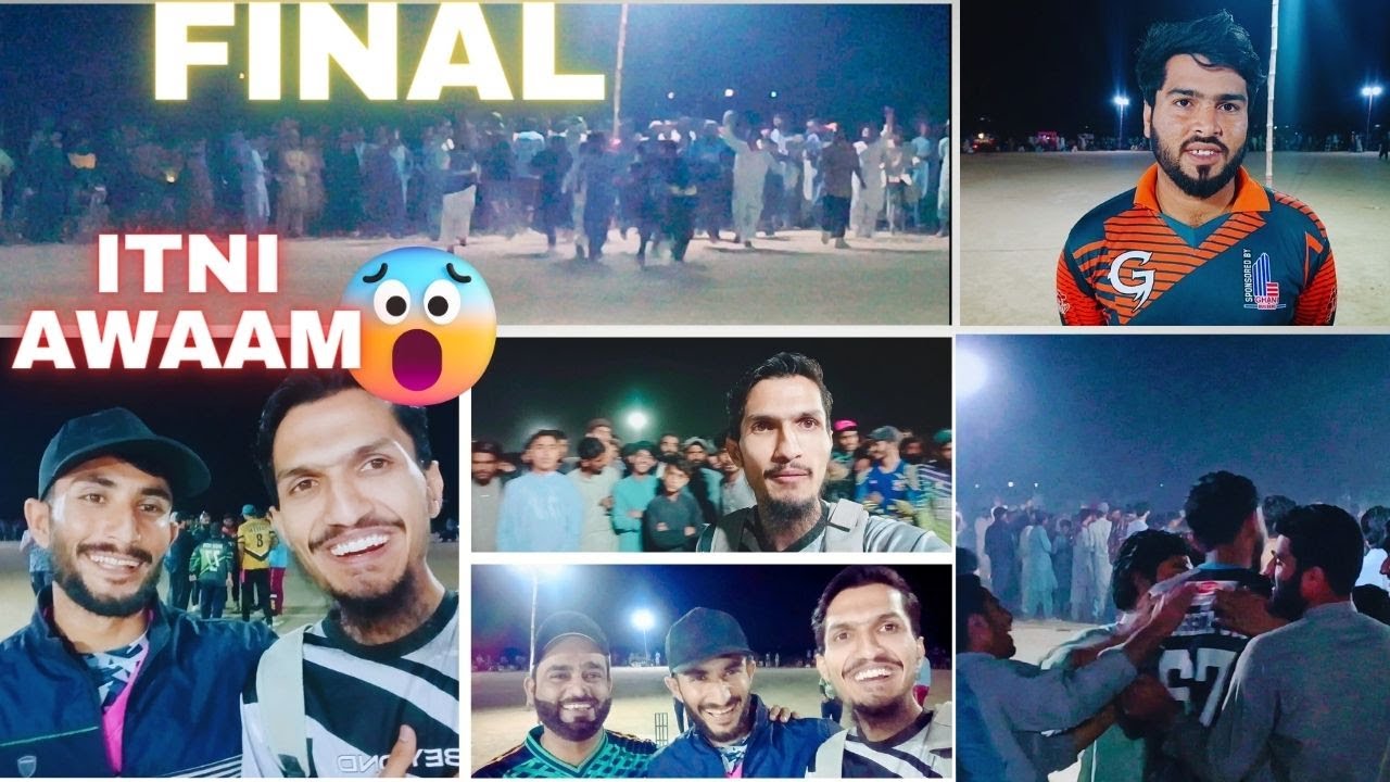 Epic Night Cricket Final at Magsi Ground I QALANDRANI vs RAZA SPORTS