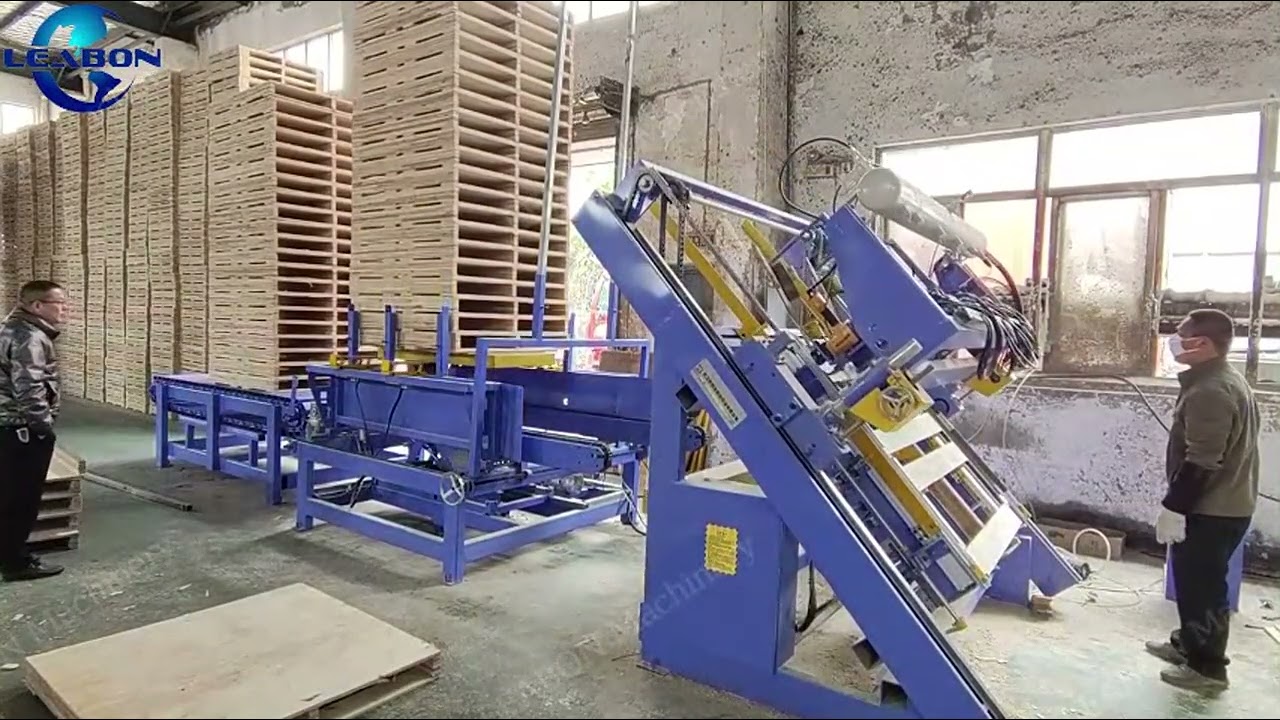 Euro/American Wood Pallet Nailing Machine