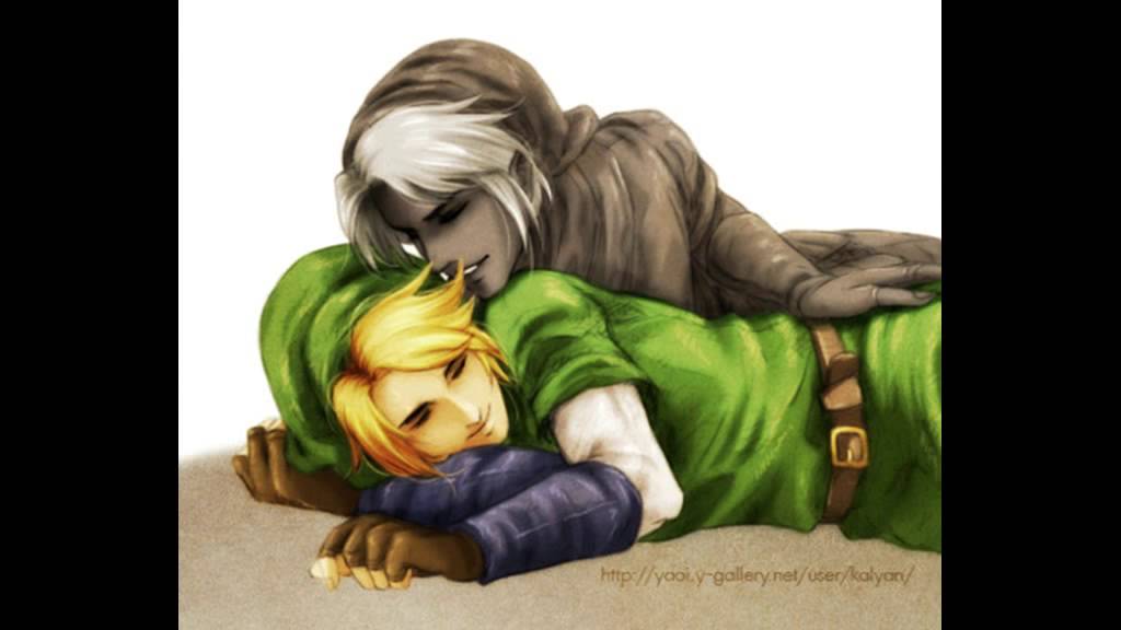 link x dark link kiss it all better