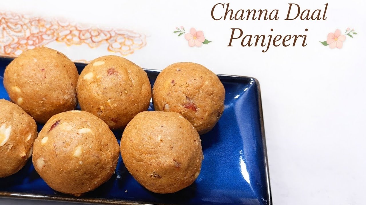 Chana Daal Panjeeri / Halwa -Remedy for Backpain and Healthy Bones